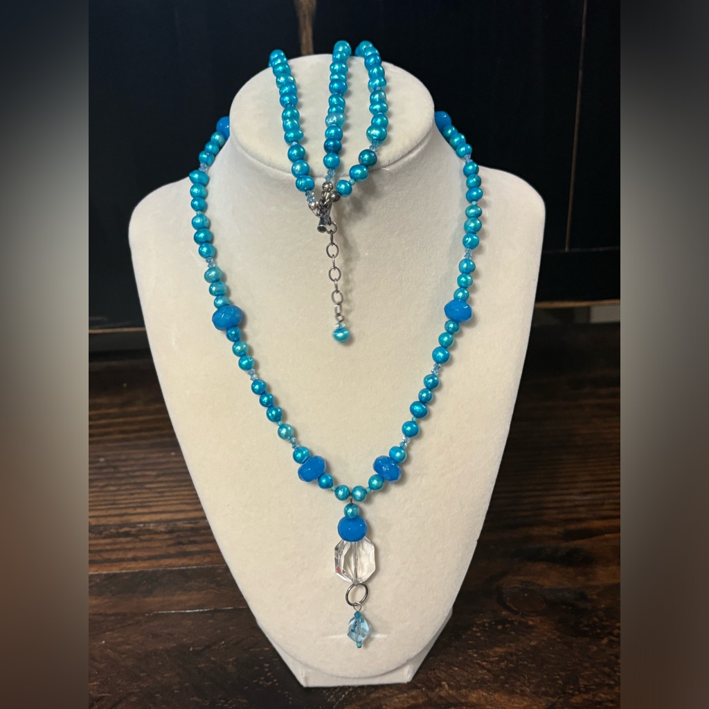 Emily Ray Bead Necklace And Braclet Set